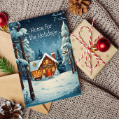 Home for the Holidays Winter Christmas Card シーズンカード