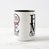 HOME Freedom California 15oz ツートーンマグカップ (中央)