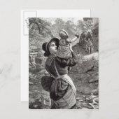 Home from Market, from 'Leisure Hour', 1888 ポストカード (正面/裏面)