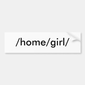 /home/girl/ バンパーステッカー