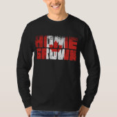 Home Grown Canadian Flag Tシャツ (正面)