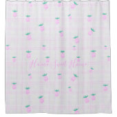 Home Grown Pineapples シャワーカーテン (正面)