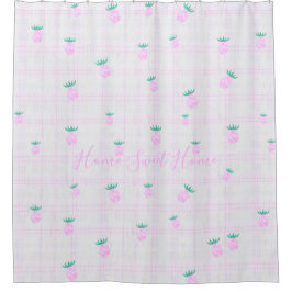 Home Grown Pineapples シャワーカーテン