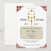 Home Grown With Love 招待状 (正面/裏面)