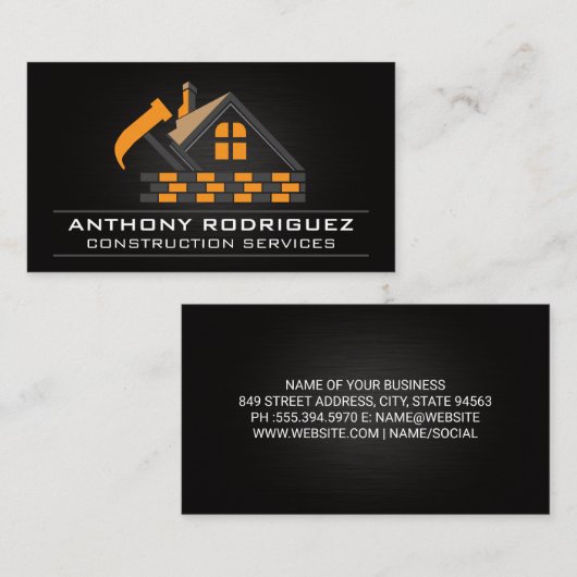 Home Hammer | Bricks | Construction  名刺 (正面/裏面)