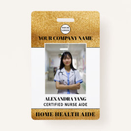 Home Health Aidロゴの写真 バッジ