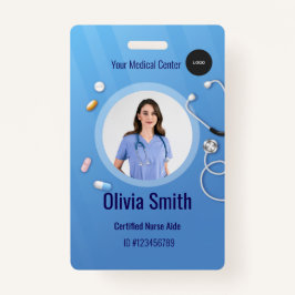 Home Health Aide Certified Nurse Aide Photo ID バッジ