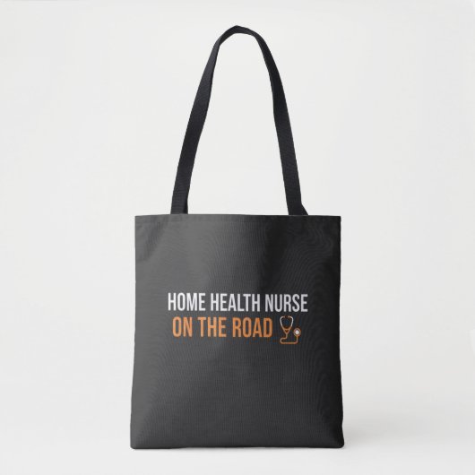 Home Health Nurse On The Road Travel Nursing トートバッグ (正面)