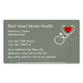 Home Health Nursing Medical マグネット名刺 (正面)