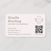 Home Help Caregiver QR Code 名刺 (正面)