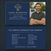 Home Improvement Photo Navy Blue 名刺