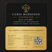 Home Improvement QR Code Metallic 名刺