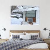 Home in Winter Stretted Canvas Print キャンバスプリント (インサイチュ (寝室))