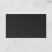 Home Inspection Modern Black & Gold Real Estate 名刺 (裏面)