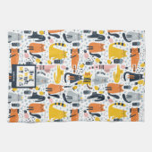 Home is My Cat モノグラムの Where Pattern Name キッチンタオル (横)