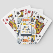 Home is My Cat モノグラムの Where Pattern Name トランプ (裏面)