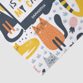 Home is My Cat モノグラムの Where Pattern Name 薄葉紙 (詳細)