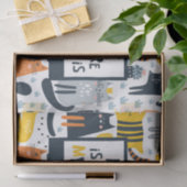 Home is My Cat モノグラムの Where Pattern Name 薄葉紙 (ギフト)