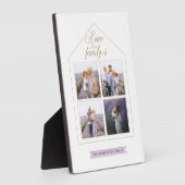 Home is Where Family Is - Photo Collage White フォトプラーク (側面)