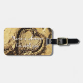 Home is Where I'S With Youハートin Sand Photo ラゲッジタグ (正面横)