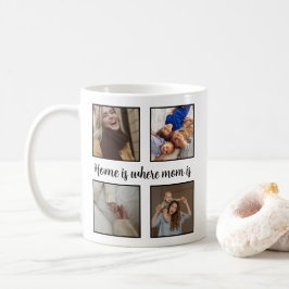Home Is Where Mom Is - カスタムPhoto Collage Mag コーヒーマグカップ