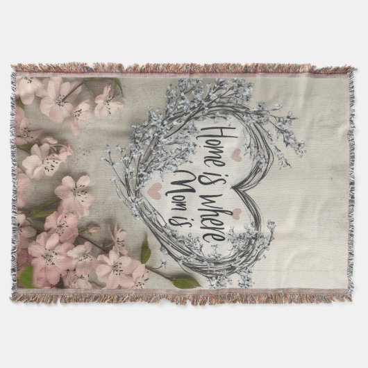 Home is where Mom is スローブランケット (正面)