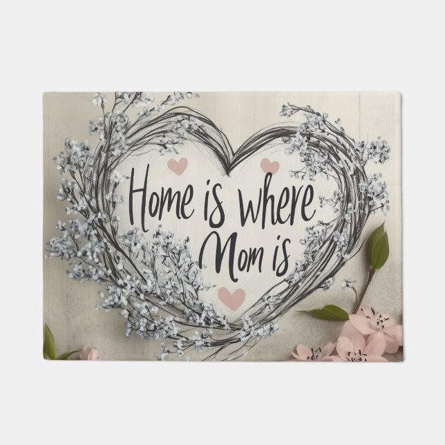 Home is where Mom is ドアマット (正面)