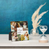 Home is Where Mom Is - 4 Photo Collage White フォトプラーク (インサイチュ)