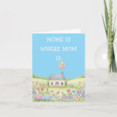 Home is where Mom is Custom message mothers day  カード (正面)