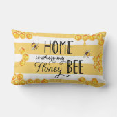 Home is Where My Honey Bee ランバークッション (裏面)