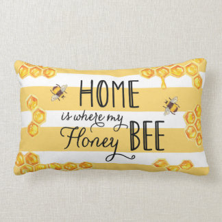 Home is Where My Honey Bee ランバークッション