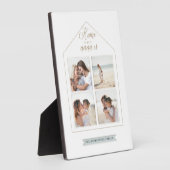 Home is Where Nana Is - Photo Collage White フォトプラーク (側面)