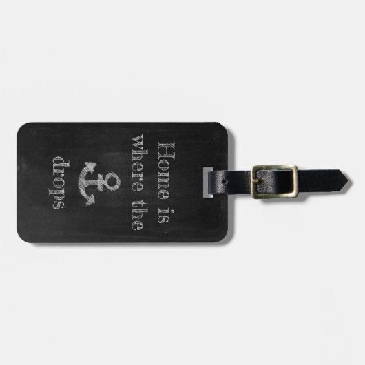 Home is Where the Anchor Drops ラゲッジタグ (正面横)