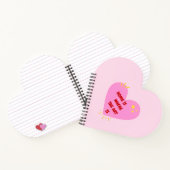 Home Is Where The Art Is – Cute Heart Inspirationa ノートブック (内部)