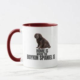 Home Is Where the Boykin Spaniel Is Coffee マグカップ
