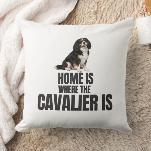 Home Is Where the Cavalier Is  クッション (ブランケット)