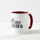 Home Is Where the Cavalier Is Mug マグカップ (正面右)