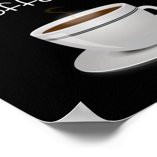 Home is where the coffee is ポスター (角)