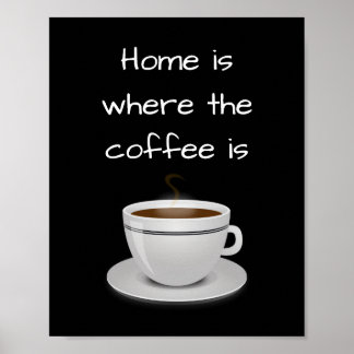 Home is where the coffee is ポスター