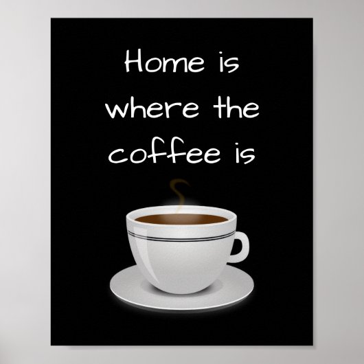 Home is where the coffee is ポスター (正面)