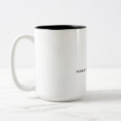 Home Is Where The Coffee Is Mug ツートーンマグカップ (左)