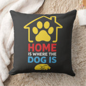 Home is Where the Dog Is クッション (ブランケット)