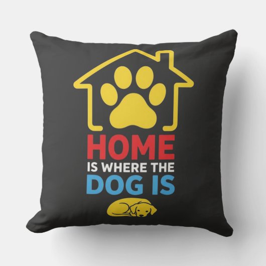 Home is Where the Dog Is クッション (正面)