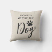 Home Is Where The Dog Is クッション (裏面)