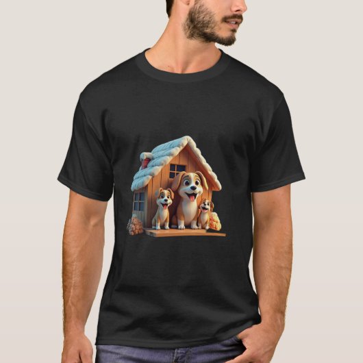 Home Is Where the Dog Is Tシャツ (正面)