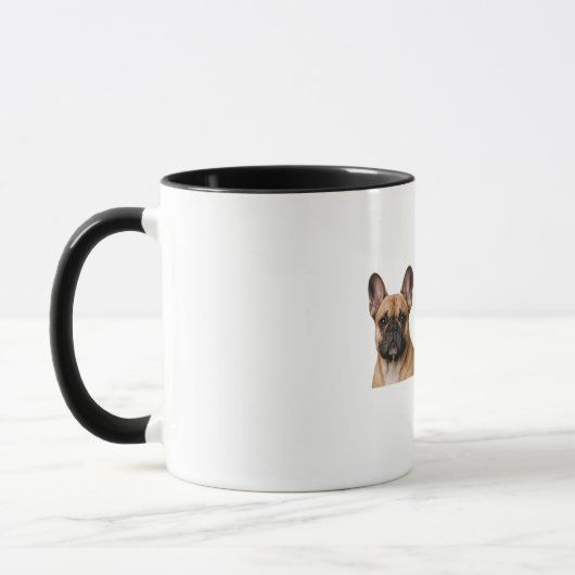Home is Where the Frenchie Is Coffee Mug マグカップ (左)