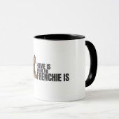 Home is Where the Frenchie Is Coffee Mug マグカップ (正面右)