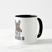 Home Is Where the Frenchie Is Mug マグカップ (正面右)