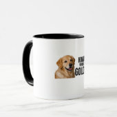 Home Is Where the Golden Is – Golden Retriever マグカップ (正面左)