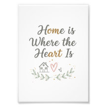 Home Is Where the Heart Is – 居心地の良いウォールアートの引用